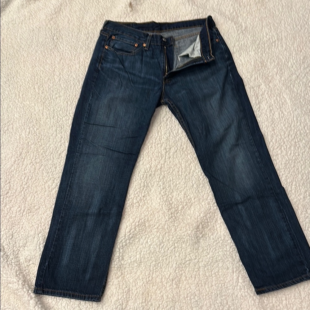 Levi's Blue Straight Jeans Classic Denim